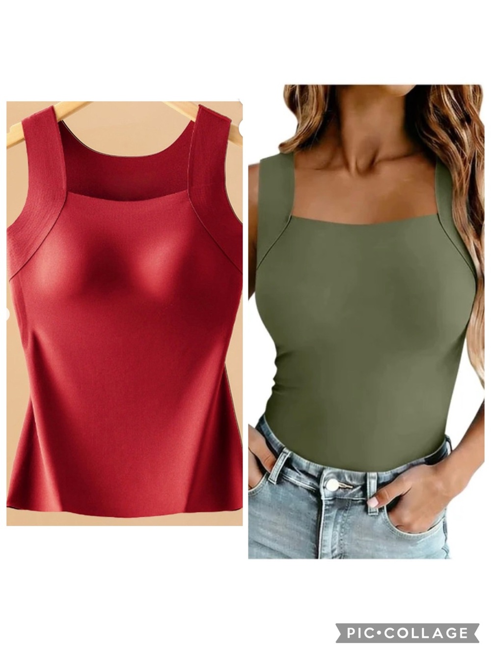 Bundle of two compression tank tops